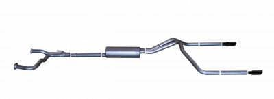 Gibson Cat- Back Performance Exhaust  2003 - 2024 Nissan Titan 5.6L  - Dual Split Black - 68500B