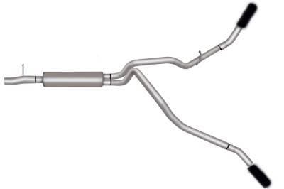 Gibson Cat- Back Performance Exhaust  2017 - 2018 Ford F - 250 / F - 350 Super Duty 6.2L  - Dual Extreme Black - 69131B