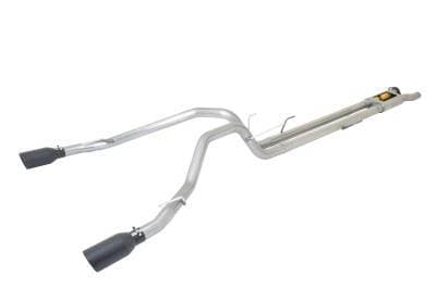Gibson Cat- Back Performance Exhaust  2017 - 2020 Ford F - 150 SVT Raptor 3.5L EcoBoost  - Dual Split Stainless - 69548
