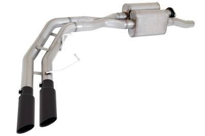 Gibson Cat- Back Performance Exhaust  2017 - 2020 Ford F - 150 SVT Raptor 3.5L EcoBoost  - Black Super Truck - 69549 - B