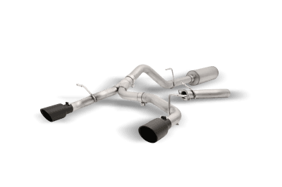 Gibson Cat- Back Performance Exhaust  2021 - 2025 Ford Bronco 4 - Door 2.3L / 2.7L  - Dual Split Black - 69551B