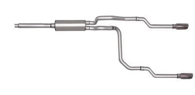 Gibson Cat- Back Performance Exhaust  1987 - 1996 Ford F - 150 4.9L / 5.0L  - Dual Split Stainless - 69501