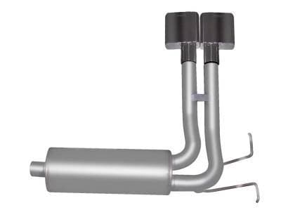 Gibson Cat- Back Performance Exhaust  1987 - 1996 Ford F - 150 4.2L / 4.9L / 5.0L / 5.4L  - Super Truck Stainless - 69510