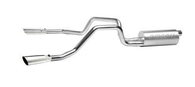 Gibson Cat- Back Performance Exhaust  2004 - 2008 Ford F150 4.6L / 5.4L  - Dual Split Stainless - 69523