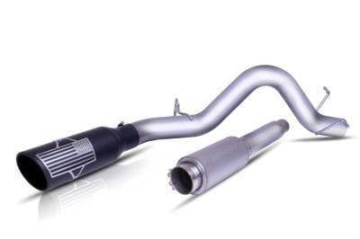 Gibson Cat- Back Performance Exhaust  2010 - 2018 Chevy Silverado 1500 / GMC Sierra 1500 4.8L / 5.3L  Patriot Series - Single Stainless - 70 - 0014
