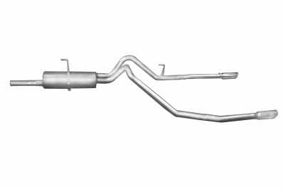 Gibson Cat- Back Performance Exhaust  2003 - 2006 Toyota Tundra 3.4L / 4.7L  - Dual Split Aluminized - 7400