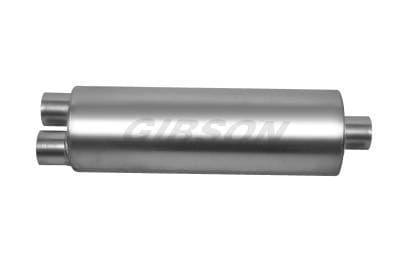 Gibson SFT SuperFlow Stainless Steel 3.00" Dual / 4.00" Center 24" Round  Body   788050S