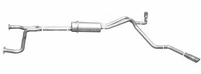 Gibson Cat- Back Performance Exhaust  2004 - 2024 Nissan Titan 5.6L  - Dual Extreme Aluminized - 8100