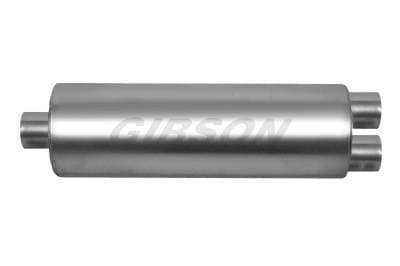 Gibson SFT SuperFlow Stainless Steel 3.00" Offset / 2.25" Dual 24" Round  Body  758300S