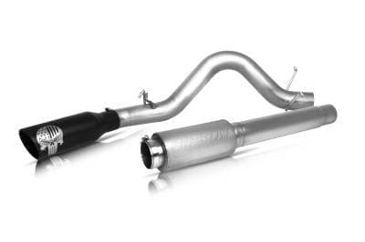 Gibson Cat- Back Performance Exhaust  2014 - 2018 Chevrolet / GMC 1500 5.3L  Patriot Skull - Single Stainless - 76 - 0029