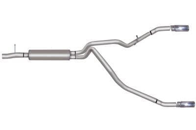 Gibson Cat- Back Performance Exhaust  2017 - 2018 Ford F - 250 / F - 350 Super Duty 6.2L  - Dual Split Aluminized - 9130