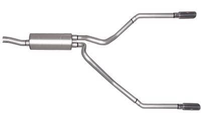 Gibson Cat- Back Performance Exhaust  1999 - 2004 Ford F - 250 & F - 350 Super Duty 6.8L  - Dual Split Aluminized - 9505