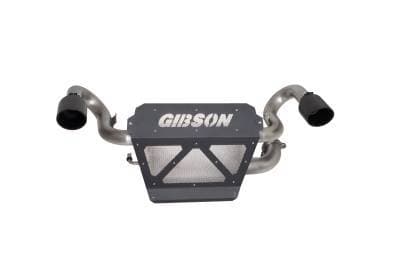 Gibson Exhaust 2020 - 2026 Polaris RZR Pro XP & Turbo R UTV Performance Exhaust - Dual Black Ceramic - 98047