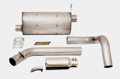 Gibson Exhaust 2005 - 2015 Ford Class A Motorhome (F53 Chassis) 6.8L V10 Cat - Back Performance Exhaust - Single Stainless - 956012S