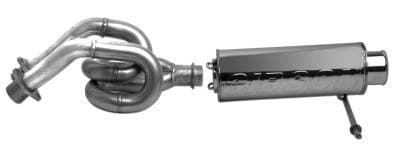 Gibson Exhaust 2004 - 2007 Yamaha Rhino 660 UTV Performance Exhaust - Single Stainless - 96002