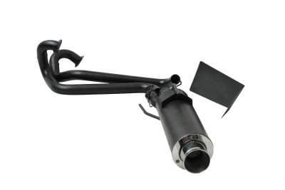 Gibson Exhaust 2008 - 2014 Polaris Ranger RZR 800 / 800S UTV Performance Exhaust System - Single Black Ceramic - 98002