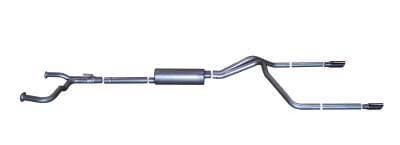 Gibson Cat- Back Performance Exhaust  2004 - 2024 Nissan Titan 5.6L  - Dual Split Stainless - 68200