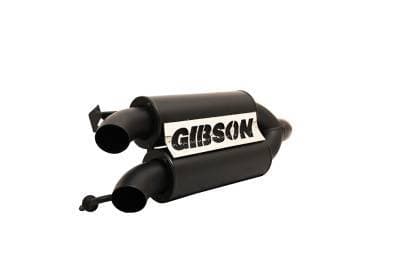 Gibson Exhaust 2020 - 2026 Polaris RZR Pro XP & Turbo R UTV Performance Exhaust - Dual Black Ceramic - 98050