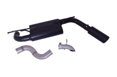 Gibson Cat- Back Performance Exhaust  2018 - 2026 Jeep Wrangler JL  (3.6L V6 / 2.0L ) - Single Side Black - 617308 - B