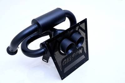 Gibson Exhaust 2023 - 2026 Can - Am Maverick R, 2 Seat UTV Performance Exhaust System - Black Ceramic Dual Tip - 98057