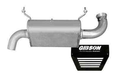 Gibson Exhaust 2014 Polaris RZR XP 1000 Non - Turbo UTV Performance Exhaust - Single Stainless - 98018