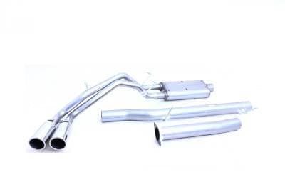 Gibson Cat- Back Performance Exhaust  2023 - 2026 Chevy Colorado & GMC Canyon 2.7L  - Dual Sport Stainless - 65588