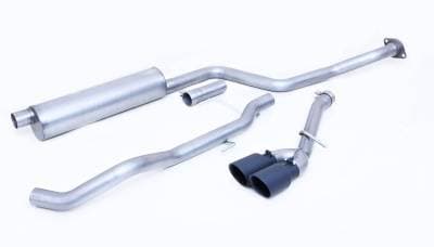 Gibson Cat- Back Performance Exhaust  2024 - 2025 Toyota Tacoma 2.4L  - Dual Sport Black - 618823B