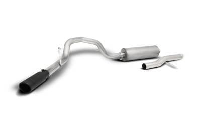 Gibson Cat- Back Performance Exhaust  2020 - 2026 Silverado & Sierra 2500HD / 3500HD 6.6L Gas  - Single Black - 616517B