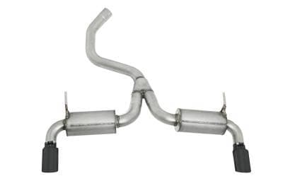 Gibson Exhaust 2014 - 2022 Jeep Cherokee KL 3.2L Axle - Back Performance Exhaust - Dual Black - 617208B