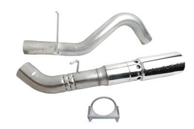 Gibson Exhaust 2011 - 2019 Chevy Silverado 2500HD / GMC Sierra 2500HD & 3500HD 6.6L Diesel Filter - Back Performance Exhaust - Single Black - 615623B