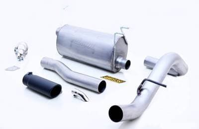 Gibson Exhaust 2016 - 2025 Ford Class A Motorhome (F53 Chassis) 6.8L V10 / 7.3L V8 Cat - Back Performance Exhaust - Single Black - 956013SB