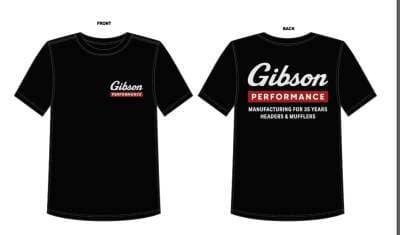 Gibson Classic Black Tee Shirt